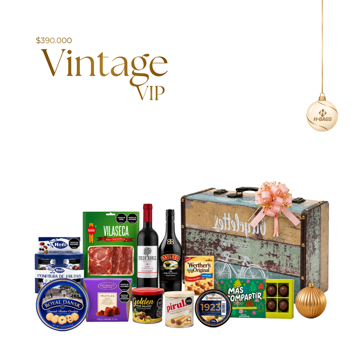 Ancheta Navideña Vintage VIP